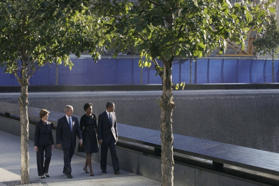 Obama y Bush